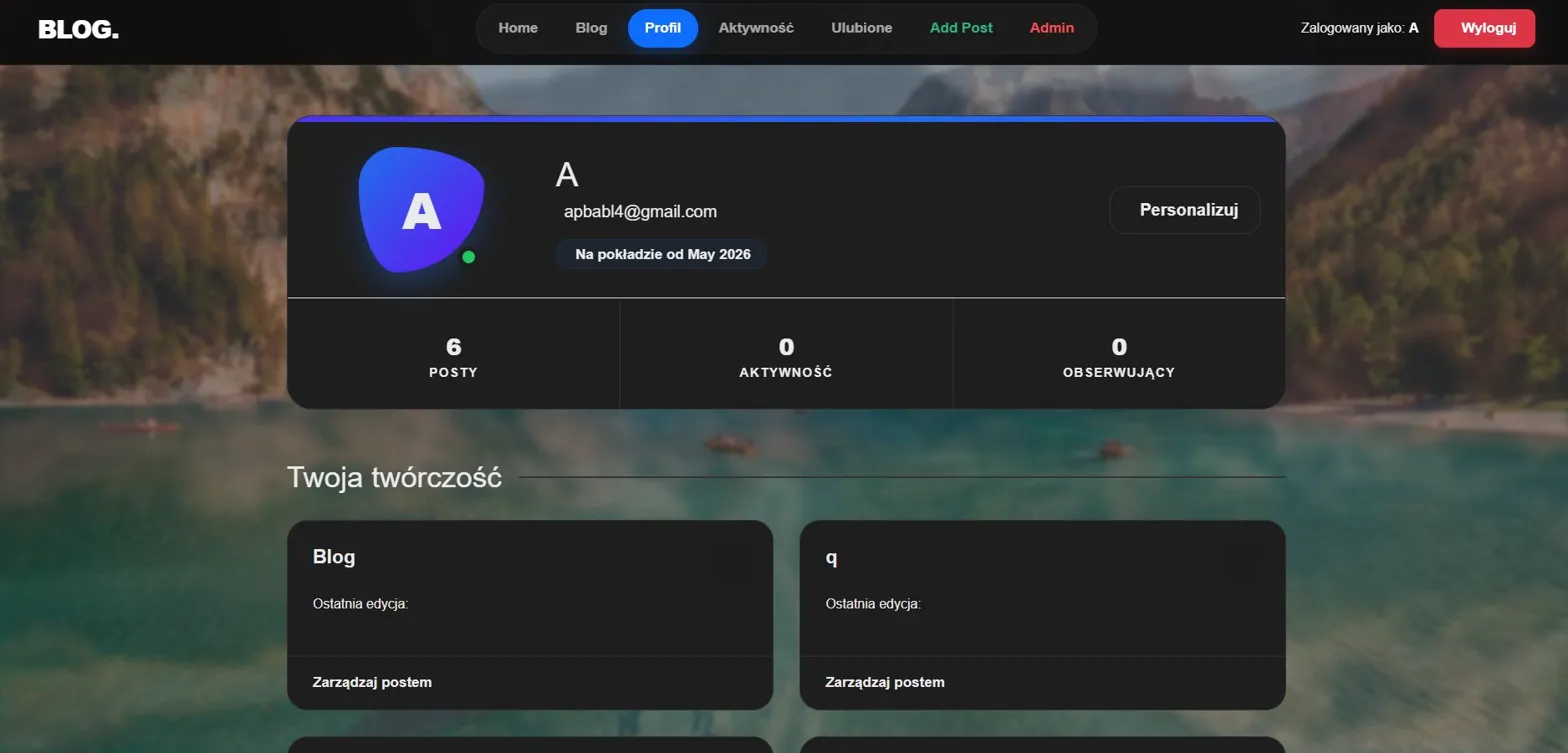 Profil użytkownika