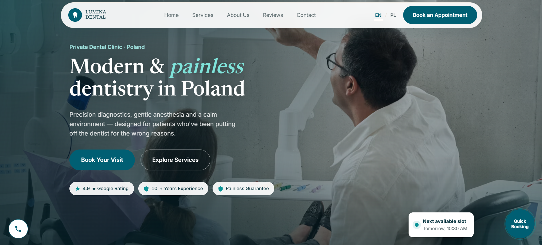 Lumina Dental — strona główna